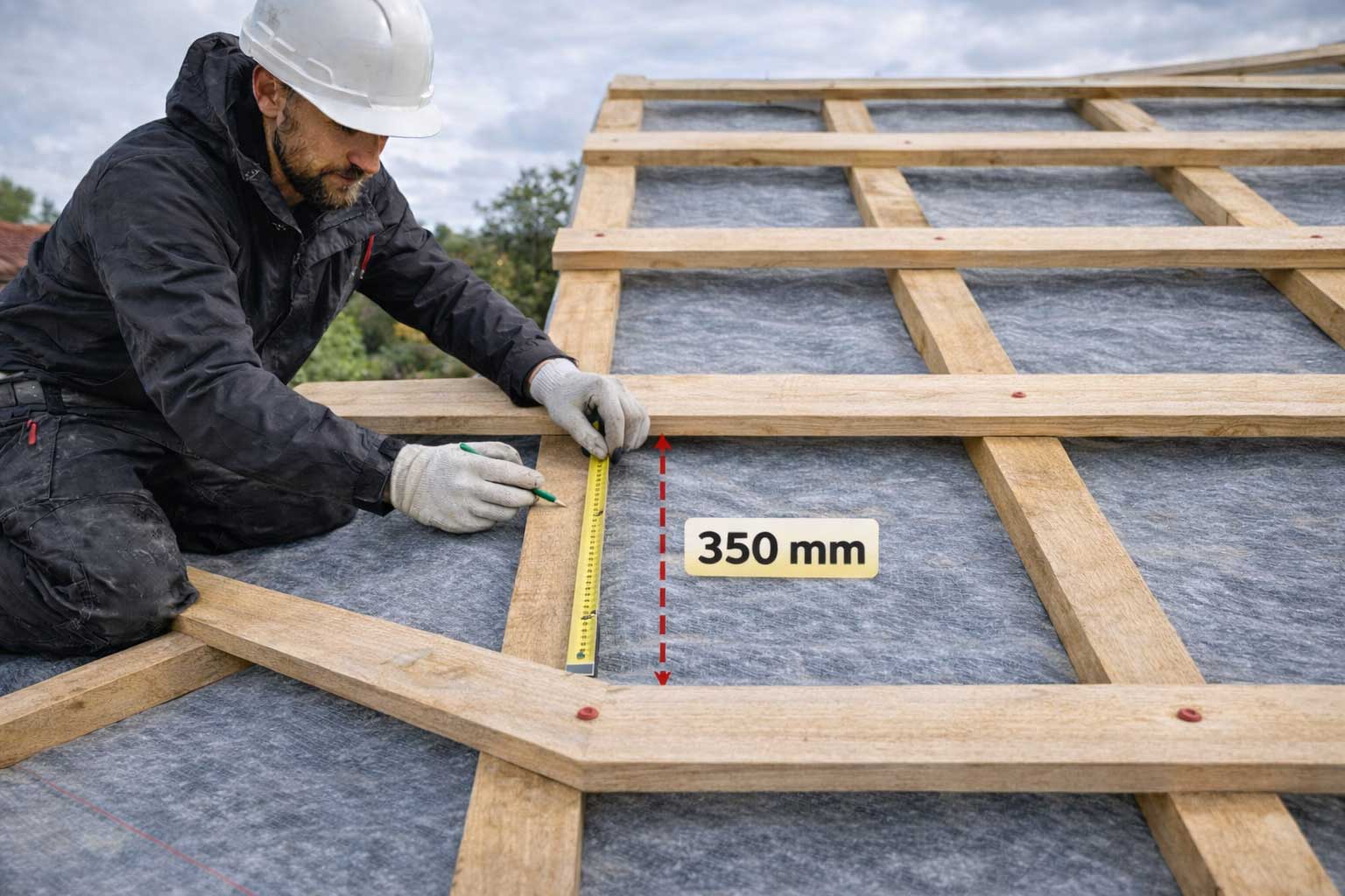 Mi az ideális cserepeslemez léctávolság?